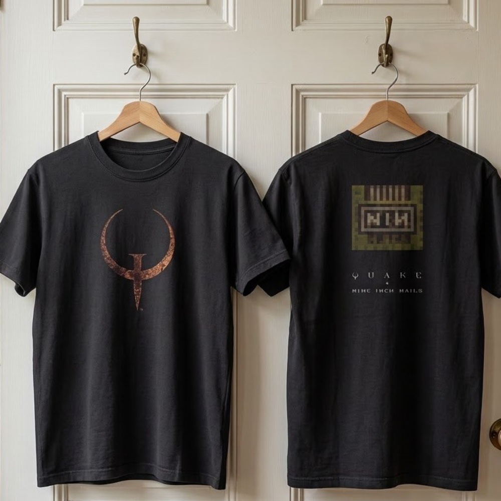Nine Inch Nails QUAKE + NIN 30TH TEE